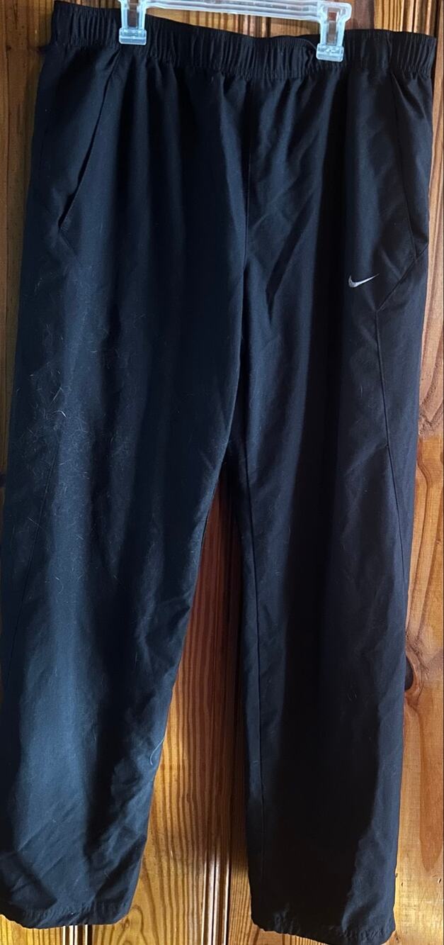 Nike Athletic Department Men’s Black Lined Athletic Pants pockets gym medium